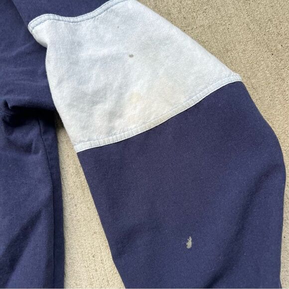 Vintage vertical stripe rugby shirt men’s XL - Picture 5 of 8